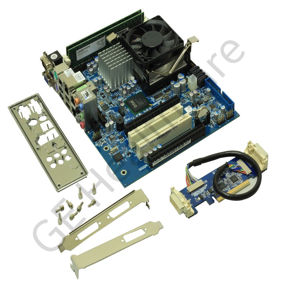 ASSY MB FLEX W CPU 2GB SDRAM 2DVI BIOS V28